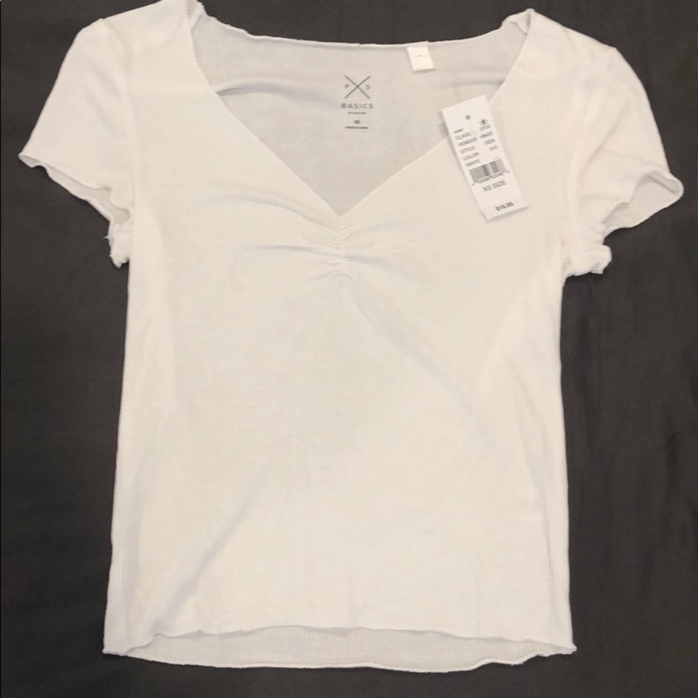 Pacsun V-neck scrunch top
